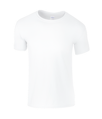 Gildan SoftStyle® Ringspun T-Shirt frontprintwhite hood backprintwhite backprintwhite